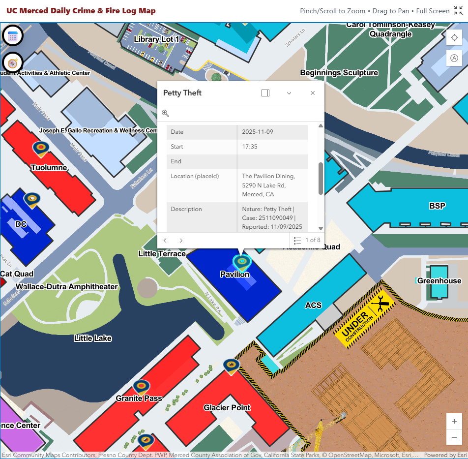 Campus Map Interface