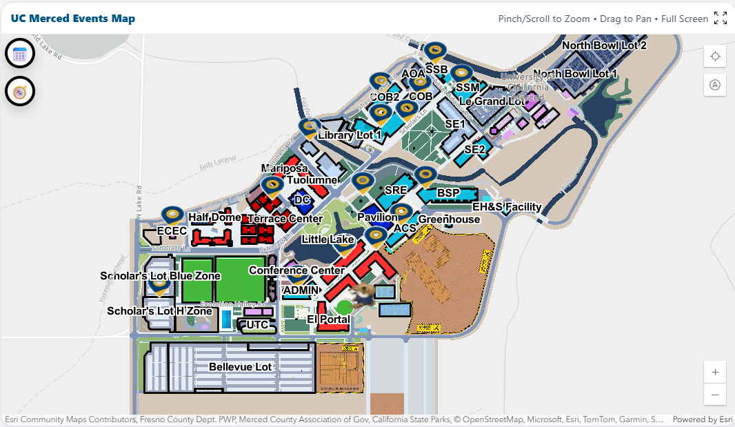 Campus Map Interface